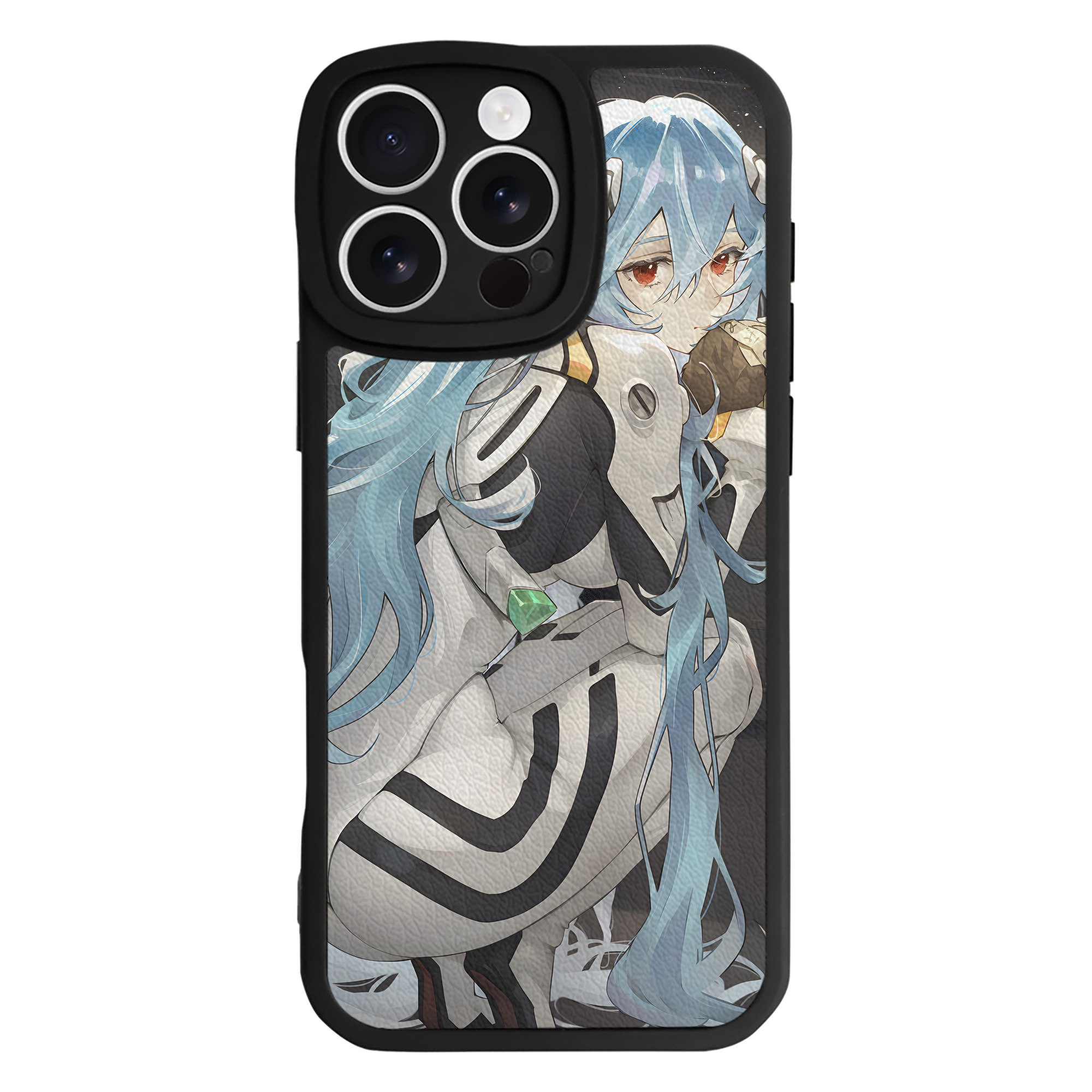 （画像用） EVA 新世紀エヴァンゲリオン 【iPhone 16シリーズ対応】シリコンスマホケース（レザー調） 材質：シリコン